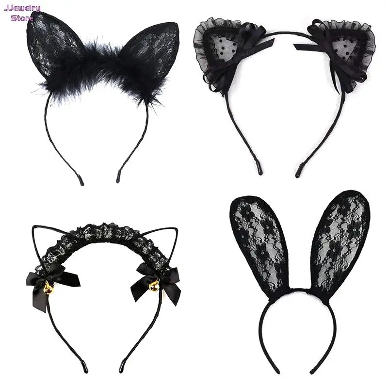 1pc Lace Cat Ears Headband Women Girls Hair Hoop Party Decoration Sexy Lovely Cosplay Halloween Costume Hair Accessories
1pc Lace Cat Ears Headband Women Girls Hair Hoop Party Decoration Sexy Lovely Cosplay Halloween Costume Hair Accessories