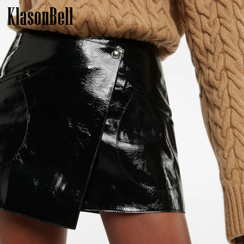 3.18 KlasonBell 2024 Spring New Street Fashion Genuine Leather Short Skirt Women Button Split High Waist Package Hip Skirt
3.18 KlasonBell 2024 Spring New Street Fashion Genuine Leather Short Skirt Women Button Split High Waist Package Hip Skirt