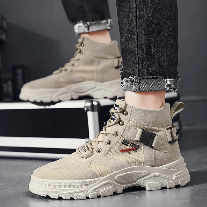 Мужские повседневные удобные ботинки на шнуровке, зимняя обувь для улицы, Необычные Нескользящие износостойкие мужские ботинки большого размера, 2023
Мужские повседневные удобные ботинки на шнуровке, зимняя обувь для улицы, Необычные Нескользящие износостойкие мужские ботинки большого размера, 2023