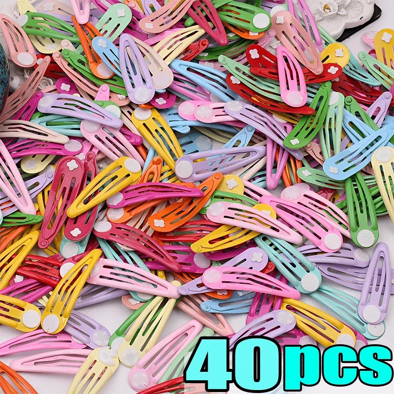 10-40PCS New Cute Colorful Hair Clips Fashion Solid Kids Hair Accessories Waterdrop Snap Metal Barrettes Hairpins Clip Women Pin
10-40PCS New Cute Colorful Hair Clips Fashion Solid Kids Hair Accessories Waterdrop Snap Metal Barrettes Hairpins Clip Women Pin