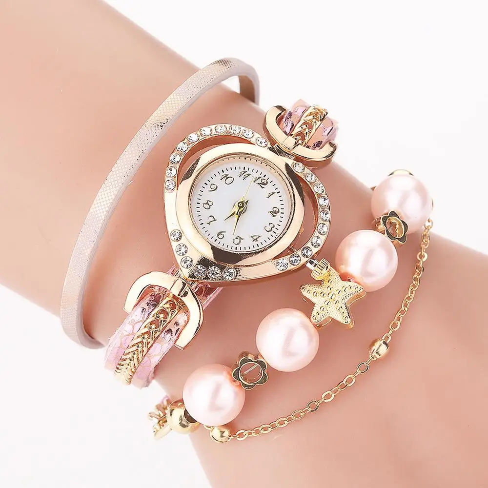 Hot Sale Women Bracelet Watches With Pearl Pendant Luxury Ladies Leather Quartz Rhinestone Wristwatches Clock Relogio Feminino
Hot Sale Women Bracelet Watches With Pearl Pendant Luxury Ladies Leather Quartz Rhinestone Wristwatches Clock Relogio Feminino