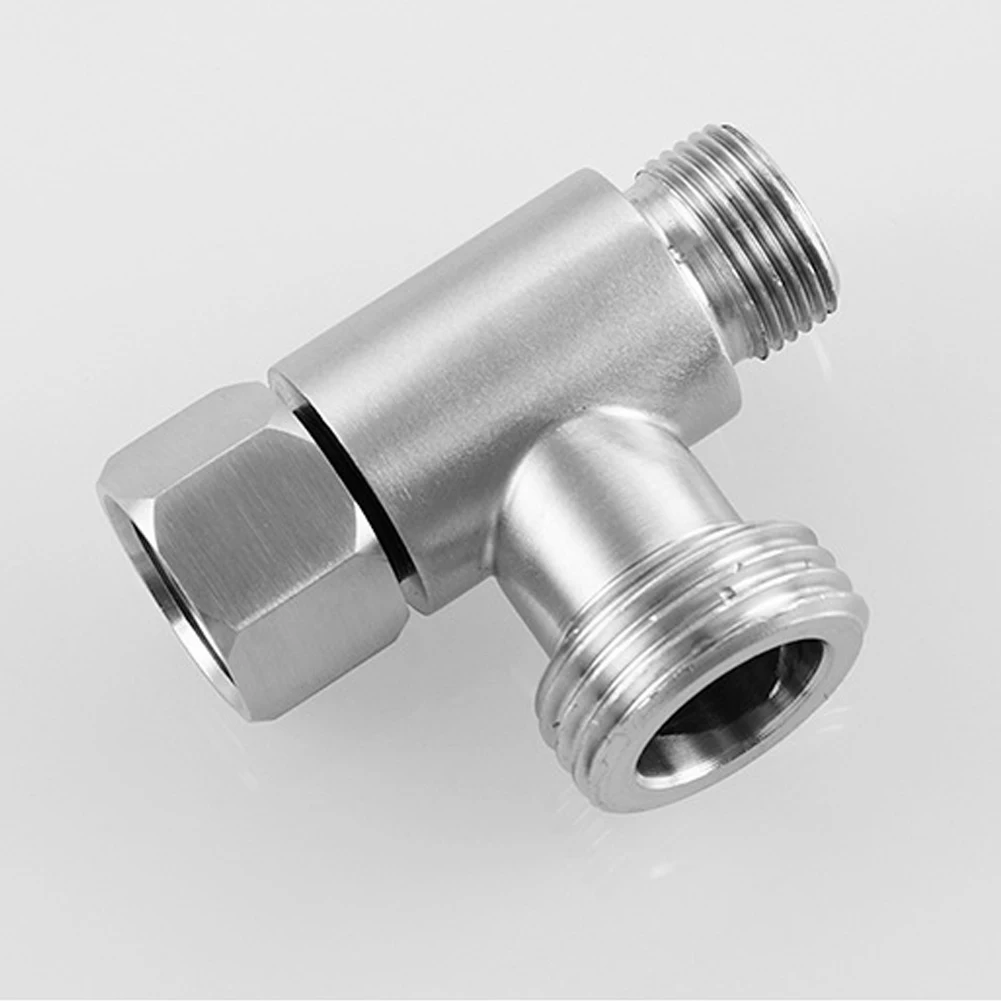 Home Water Line Tee Connector Stainless Steel Durable T Shape Faucet Accessories 3 Way Adapter Hose Fittings 3/8inch And 1/2inch
Home Water Line Tee Connector Stainless Steel Durable T Shape Faucet Accessories 3 Way Adapter Hose Fittings 3/8inch And 1/2inch