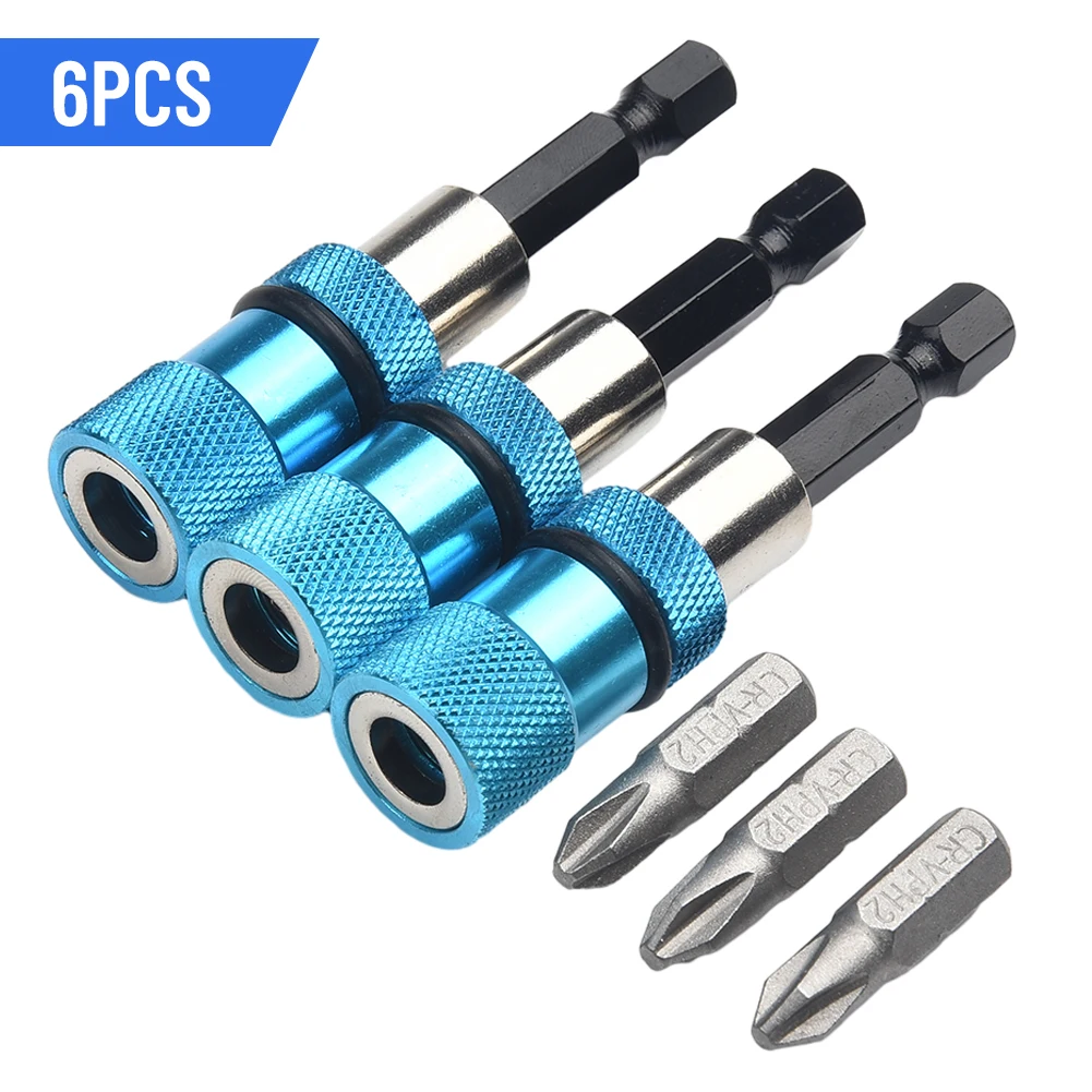 6pcs 1/4 Inch Hex Shank Magnetic Bit Holder Screwdriver Drill Bits Extension Bar Quick Release Electric Drill Connecting Rod
6pcs 1/4 Inch Hex Shank Magnetic Bit Holder Screwdriver Drill Bits Extension Bar Quick Release Electric Drill Connecting Rod