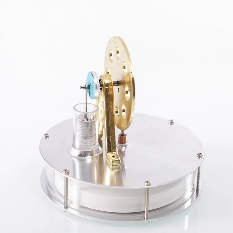 Luoqiao Stirling low-temperature steam engine engine driven by boiling water physical experimental model toy invention
Luoqiao Stirling low-temperature steam engine engine driven by boiling water physical experimental model toy invention