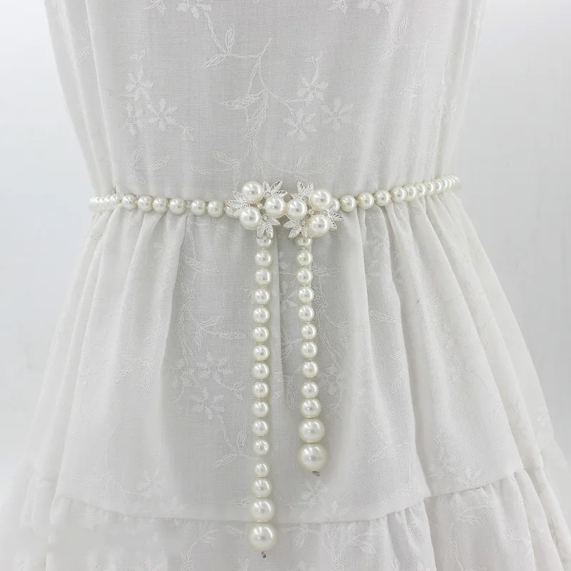 Elegant Women Pearls Elastic Wedding Belts Handmade Bridal Belts Pearl Beaded Bridal Wedding Accessories
Elegant Women Pearls Elastic Wedding Belts Handmade Bridal Belts Pearl Beaded Bridal Wedding Accessories
