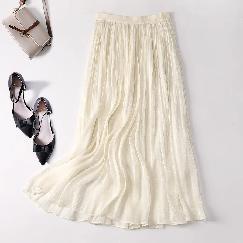 2023 Summer Pleated Skirt Women Long Skirt Korean Style High Waist A Line Skirts for Women
2023 Summer Pleated Skirt Women Long Skirt Korean Style High Waist A Line Skirts for Women