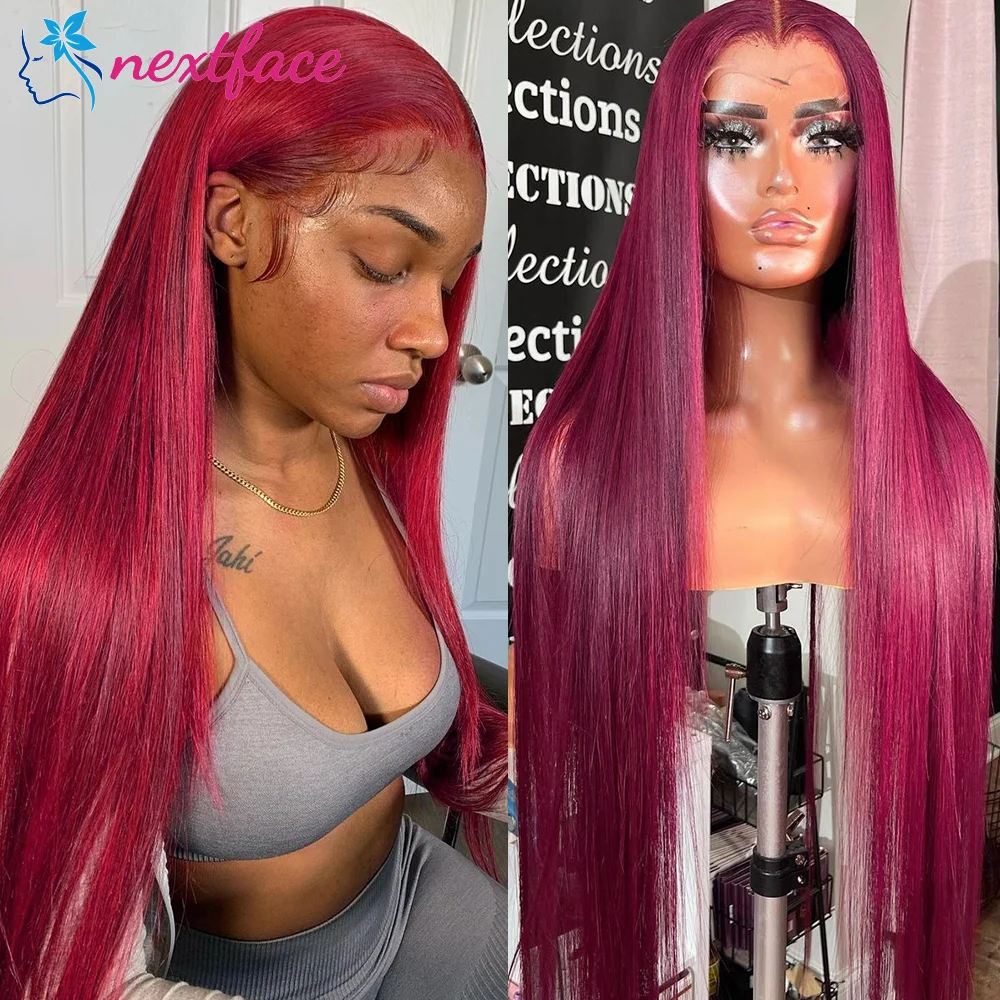 Lace Frontal Wig Human Hair Straight Hair Wigs 99J Burgundy Pre-Plucked 13x4 Colored Lace Front Human Hair Wigs for Black Women 
Lace Frontal Wig Human Hair Straight Hair Wigs 99J Burgundy Pre-Plucked 13x4 Colored Lace Front Human Hair Wigs for Black Women