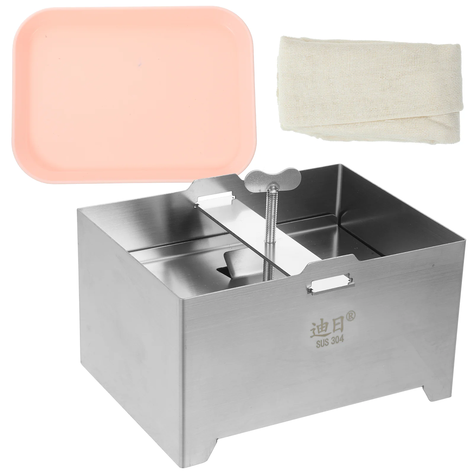 Tofu Maker Pressing Mold Stainless Steel Homemade Soybean Curd Mold Curd Making Tool
Tofu Maker Pressing Mold Stainless Steel Homemade Soybean Curd Mold Curd Making Tool