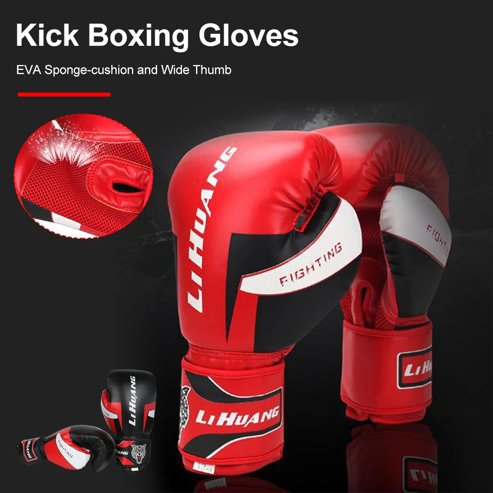 Boxing Gloves for Men Women Kids PU Leather for MMA Kickboxing Karate Muay Thai Martial Arts Punching Gloves Training Equipment
Boxing Gloves for Men Women Kids PU Leather for MMA Kickboxing Karate Muay Thai Martial Arts Punching Gloves Training Equipment