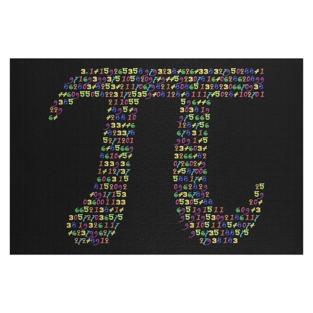 

Digits of Pi, Numbers of π colorful math Jigsaw Puzzle Customizeds For Kids Personalised Name Personalize Puzzle