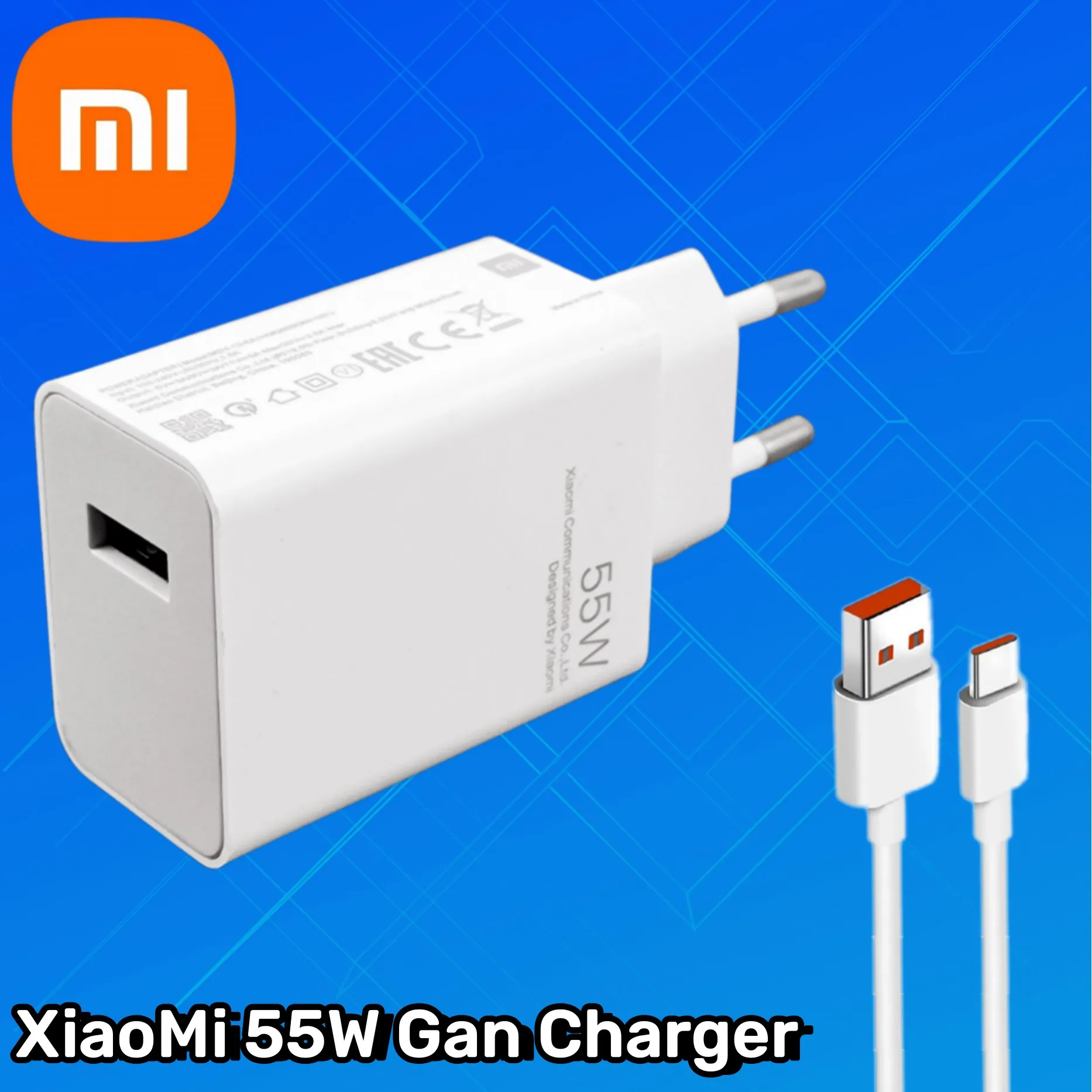 Зарядное устройство Xiaomi 55 Вт, GaN Travel, быстрая Usb-зарядка PD, быстрая зарядка 5 в 9 В = 3 А, 11 В = 5 А, 20 В = 2,5 А, для смартфонов Xiaomi 11, 10, 9
Зарядное устройство Xiaomi 55 Вт, GaN Travel, быстрая Usb-зарядка PD, быстрая зарядка 5 в 9 В = 3 А, 11 В = 5 А, 20 В = 2,5 А, для смартфонов Xiaomi 11, 10, 9