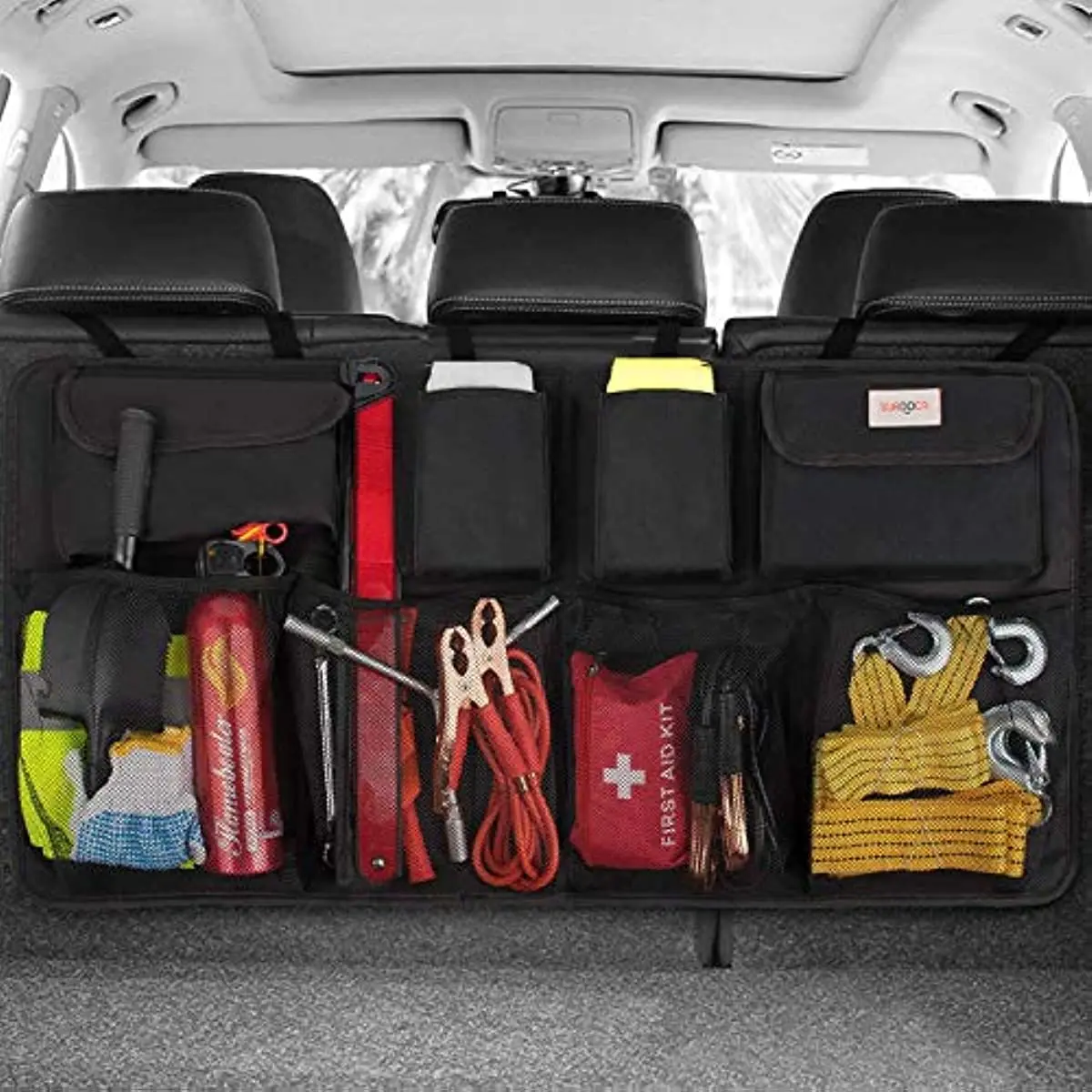 Car Trunk Storage Bag, Extra Large Capacity Car Storage Bag With Sturdy Elastic Net, Car Trunk Neat Storage Bag With Lid
Car Trunk Storage Bag, Extra Large Capacity Car Storage Bag With Sturdy Elastic Net, Car Trunk Neat Storage Bag With Lid