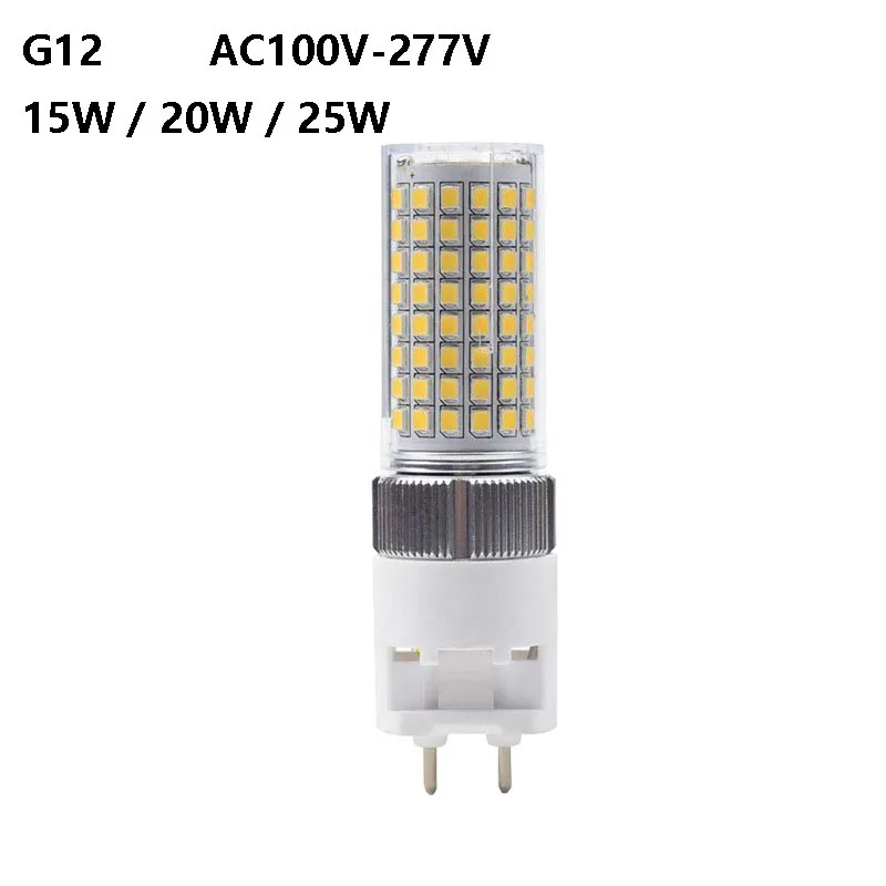 

2pcs 110V 220V G12 LED Corn Bulb 120 leds LED Spotlight 15w 20w 25w replace 200w Halogen Bulb 3000k Natural White 4000k 6000k