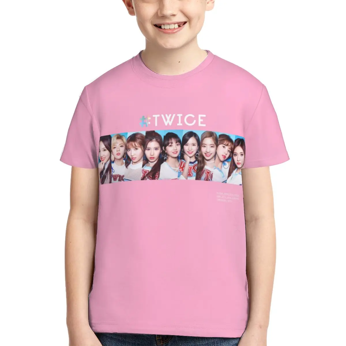 

Kpop TWICE Girl Group T Shirt - Short Sleeve Crew Neck Soft Fitted Tee Shirts for Teen Girl & Boy