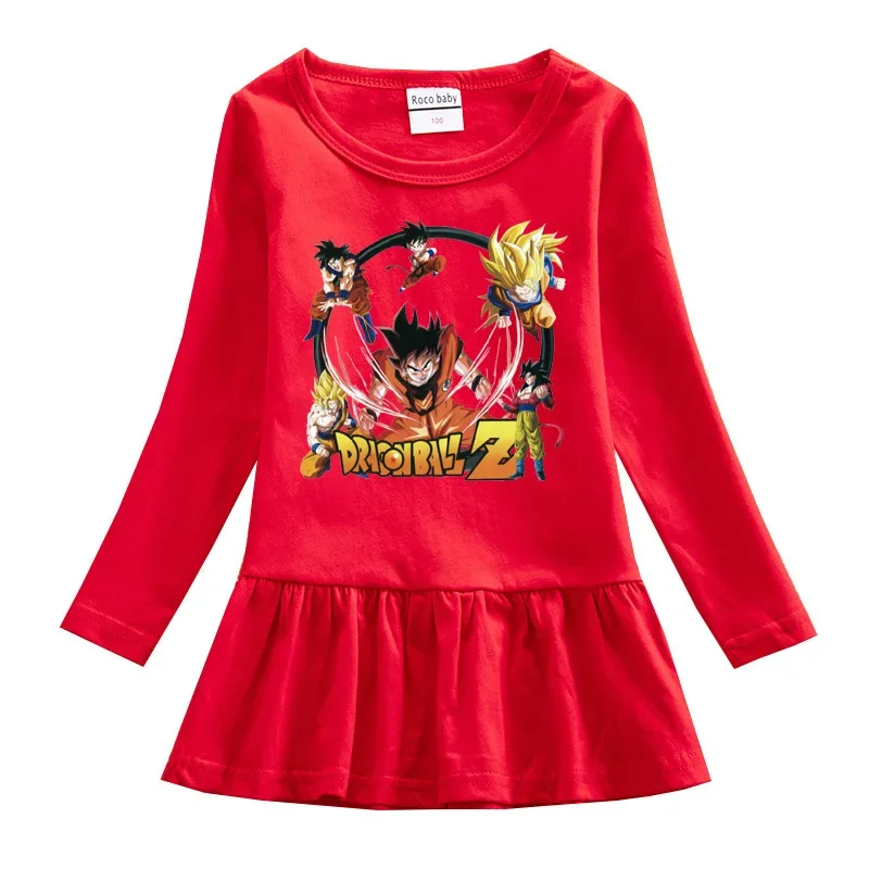 Dragon Ball Cartoon Spring and Autumn Clothes New Children's Clothing Round Neck Cotton Dress Pleated Foreign Style Baby Skirt
Dragon Ball Cartoon Spring and Autumn Clothes New Children's Clothing Round Neck Cotton Dress Pleated Foreign Style Baby Skirt