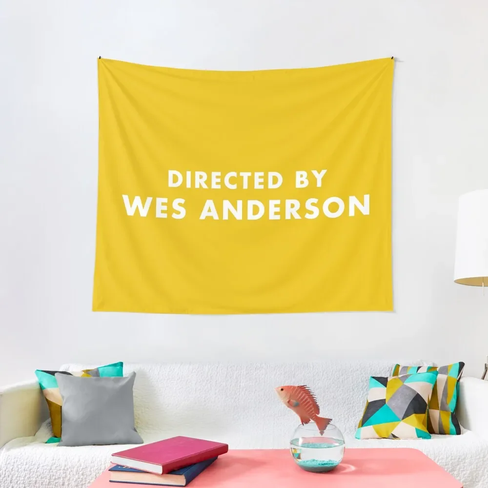 

Directed by Wes Anderson - Mustard Tapestry Cute Room Things Home Decoration Accessories Wall Hanging Decor Tapestry