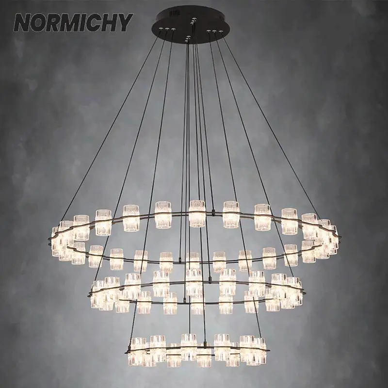 Modern Light Luxury Empty Living Room Chandelier Ring Duplex Large Chandelier Simple Retro Design Minimalist Dining Room Lamp
Modern Light Luxury Empty Living Room Chandelier Ring Duplex Large Chandelier Simple Retro Design Minimalist Dining Room Lamp