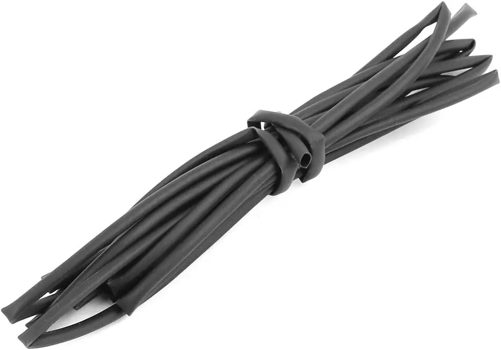 

Keszoox 2.5mm Dia Polyolefin 2:1 Heat Shrink Tubing Shrinkable Tube 2.2M Long Black