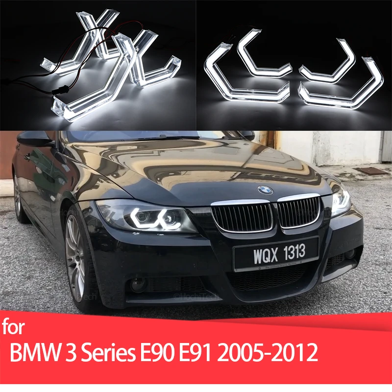 for BMW 3 series E90 E91 316i 318i 320i 320si 323i 325i 328i 330i 335i 04-11 M4 Iconic Style LED Crystal Angel Eye Kit Eyes Kits
for BMW 3 series E90 E91 316i 318i 320i 320si 323i 325i 328i 330i 335i 04-11 M4 Iconic Style LED Crystal Angel Eye Kit Eyes Kits