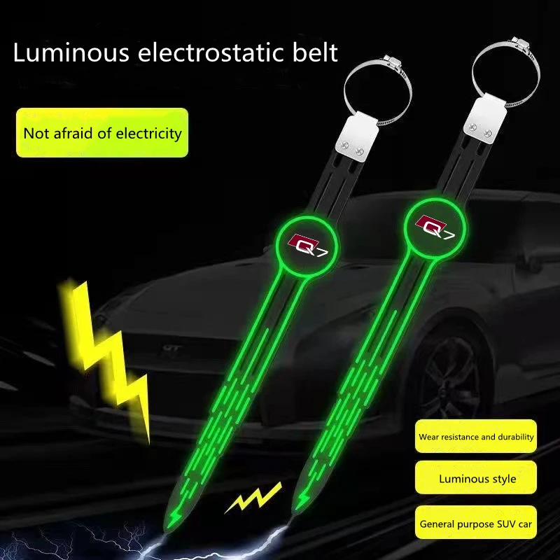 Автомобильный статический ремень для Audi Q3 Q5 Q7, антистатический устраняющий выпуск артефакт, выхлопная заземляющая лента, Антистатическая светящаяся
Автомобильный статический ремень для Audi Q3 Q5 Q7, антистатический устраняющий выпуск артефакт, выхлопная заземляющая лента, Антистатическая светящаяся