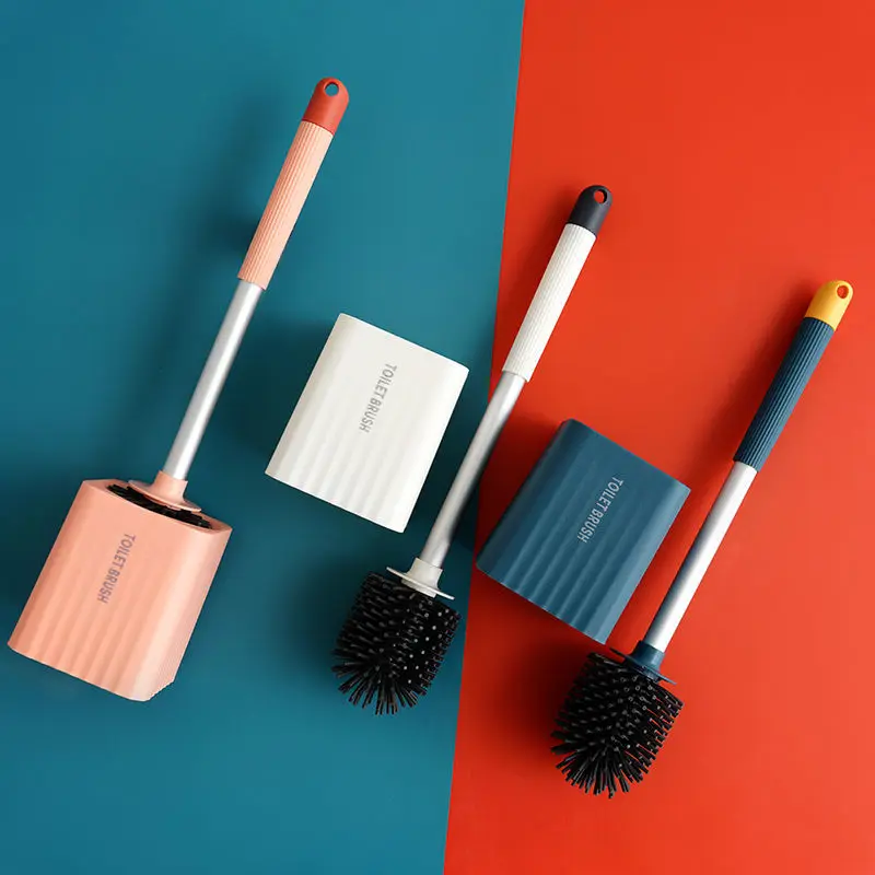 Silicone Toilet Brush Flat Head Flexible Wall Mounted Toilet Bowl Cleaner Brush Holder Set Detachable Handle For WC Bathroo
Silicone Toilet Brush Flat Head Flexible Wall Mounted Toilet Bowl Cleaner Brush Holder Set Detachable Handle For WC Bathroo