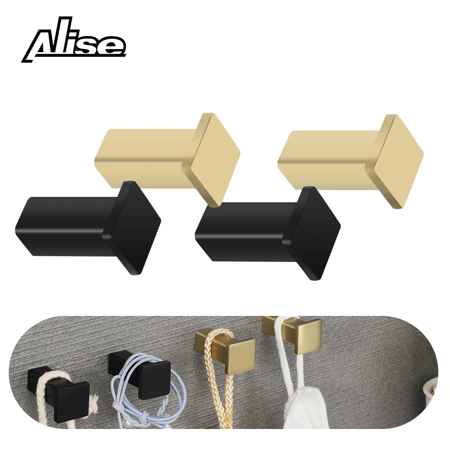 4pcs Robe Hook Bathroom Towel/Coat Hook Wall Mounted Door Hooks Heavy Duty 304 Stainless Steel Matte Black Bathroom Accessories
4pcs Robe Hook Bathroom Towel/Coat Hook Wall Mounted Door Hooks Heavy Duty 304 Stainless Steel Matte Black Bathroom Accessories