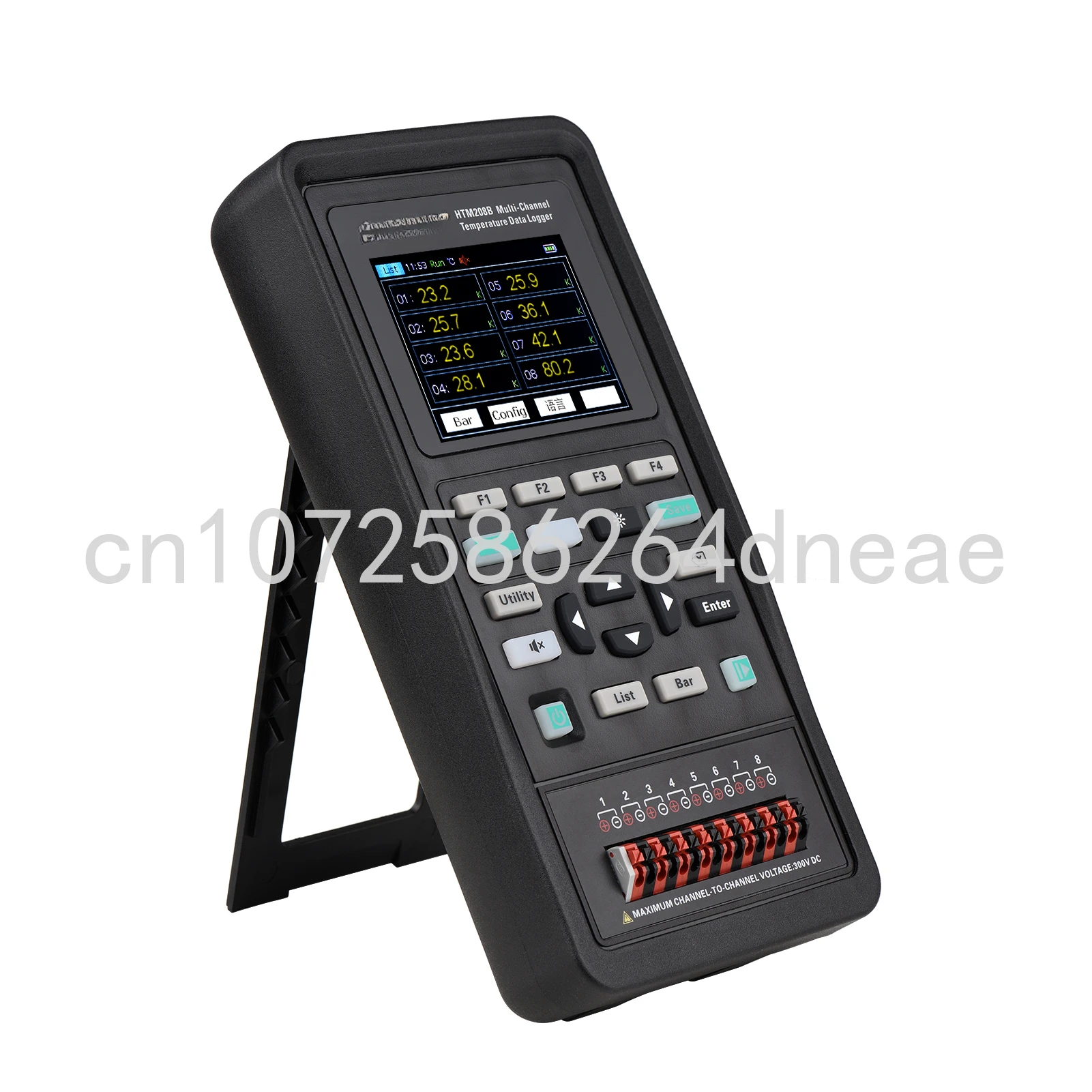 2.8-inch LCD Digital Tester 8-channel Temperature Data Logger Rechargeable Temperature-recording Instrument HTM208B
2.8-inch LCD Digital Tester 8-channel Temperature Data Logger Rechargeable Temperature-recording Instrument HTM208B