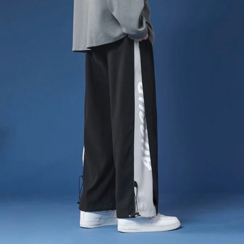Summer New Elastic Waist Casual Straight Pants 2023 Man Fashion All-match Street Trousers Korean Style Hip Hop Men's Clothing
Summer New Elastic Waist Casual Straight Pants 2023 Man Fashion All-match Street Trousers Korean Style Hip Hop Men's Clothing