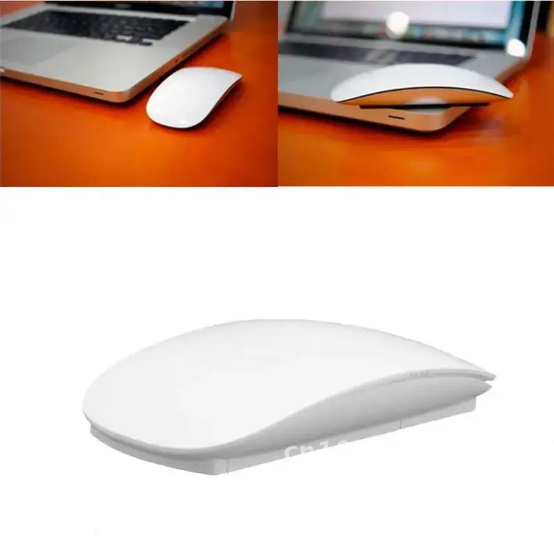 

White Wireless Optical Multi-Touch Magic Mouse 2.4GHz Mice For Mac OS Windows