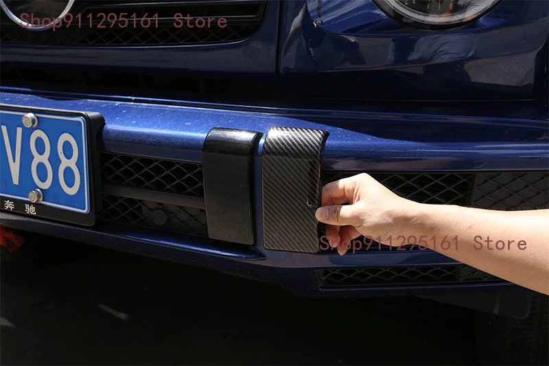 2 Pcs ABS Glossy Black Carbon Fiber Chrome For Mercedes Benz G Class W463 2019-2020 Car Front Bumper Trim Accessories
2 Pcs ABS Glossy Black Carbon Fiber Chrome For Mercedes Benz G Class W463 2019-2020 Car Front Bumper Trim Accessories