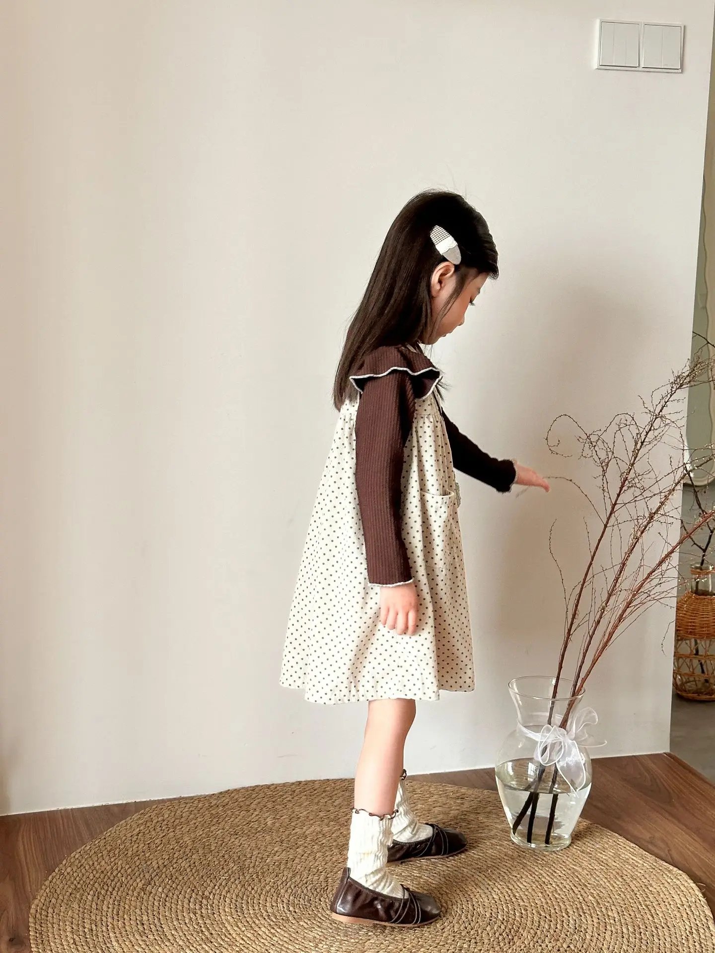 2025 Autumn New Children Sleeveless Dress Corduroy Girls Cute Polka Dot Vest Dress Kids Casual Dress Baby Girl Princess Dress 25 Sbc296492da8345248fc0705c8568dfe8e