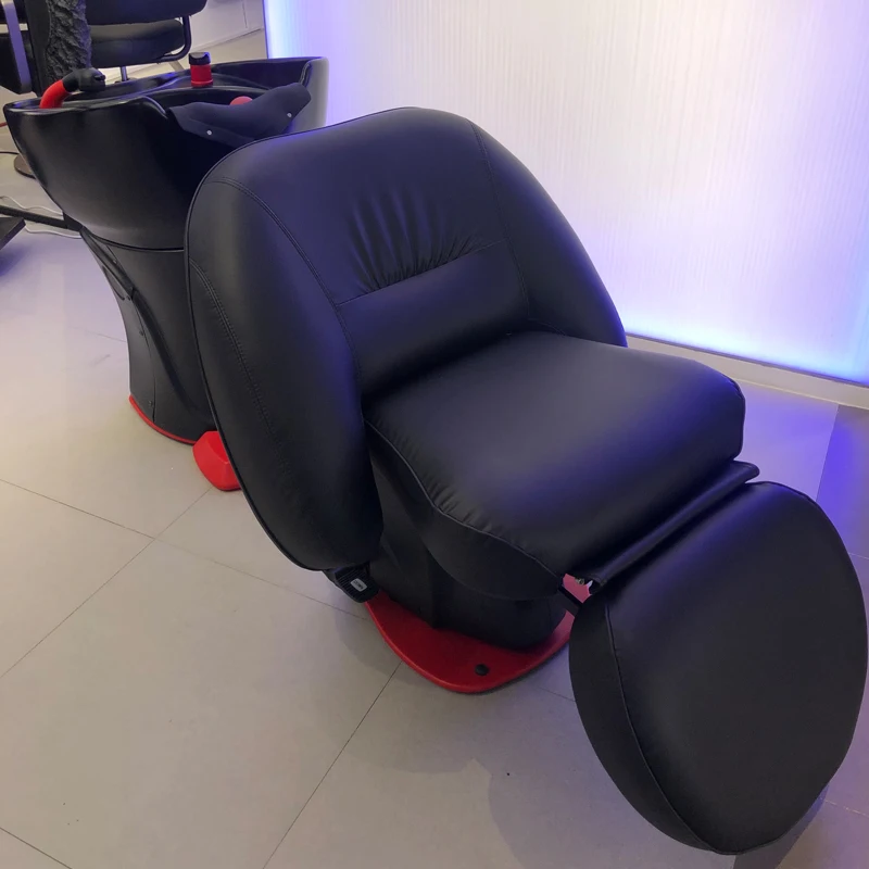 Electric adjustable hair salon shampoo bed, ceramic basin, hair salon semi lying flushing bed
Electric adjustable hair salon shampoo bed, ceramic basin, hair salon semi lying flushing bed