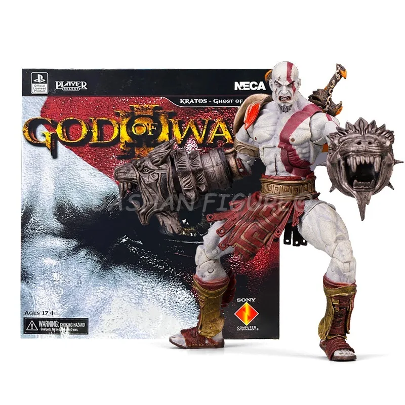Фигурка героя NECA God of War, фигурка Кратоса из ПВХ, подвижная коллекция, 18 см, игрушка-модель призрака спартанца Кратоса
Фигурка героя NECA God of War, фигурка Кратоса из ПВХ, подвижная коллекция, 18 см, игрушка-модель призрака спартанца Кратоса