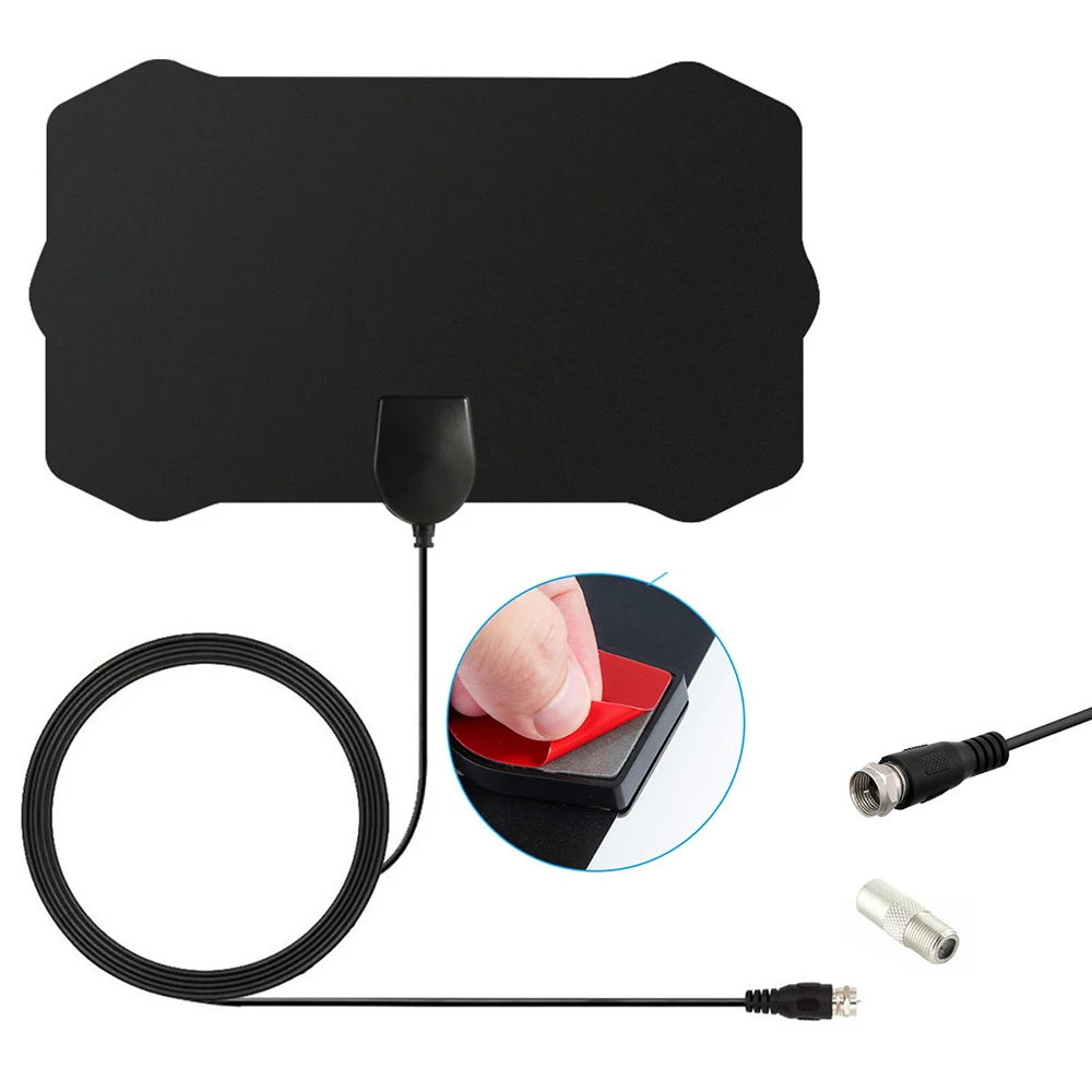 

Mini HDTV TV Antenna Digital Indoor HDTV 1080p ATSC Indoor Antenna Indoor Universal TV Antenna TV Receivers Home Audio