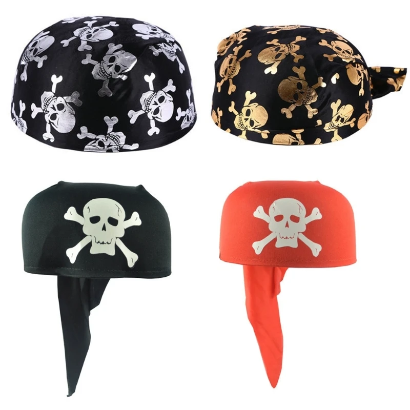 Punk Pirate Tie Back Bandana Turban Halloween Sunproof Hairband for Woman Dropship
Punk Pirate Tie Back Bandana Turban Halloween Sunproof Hairband for Woman Dropship