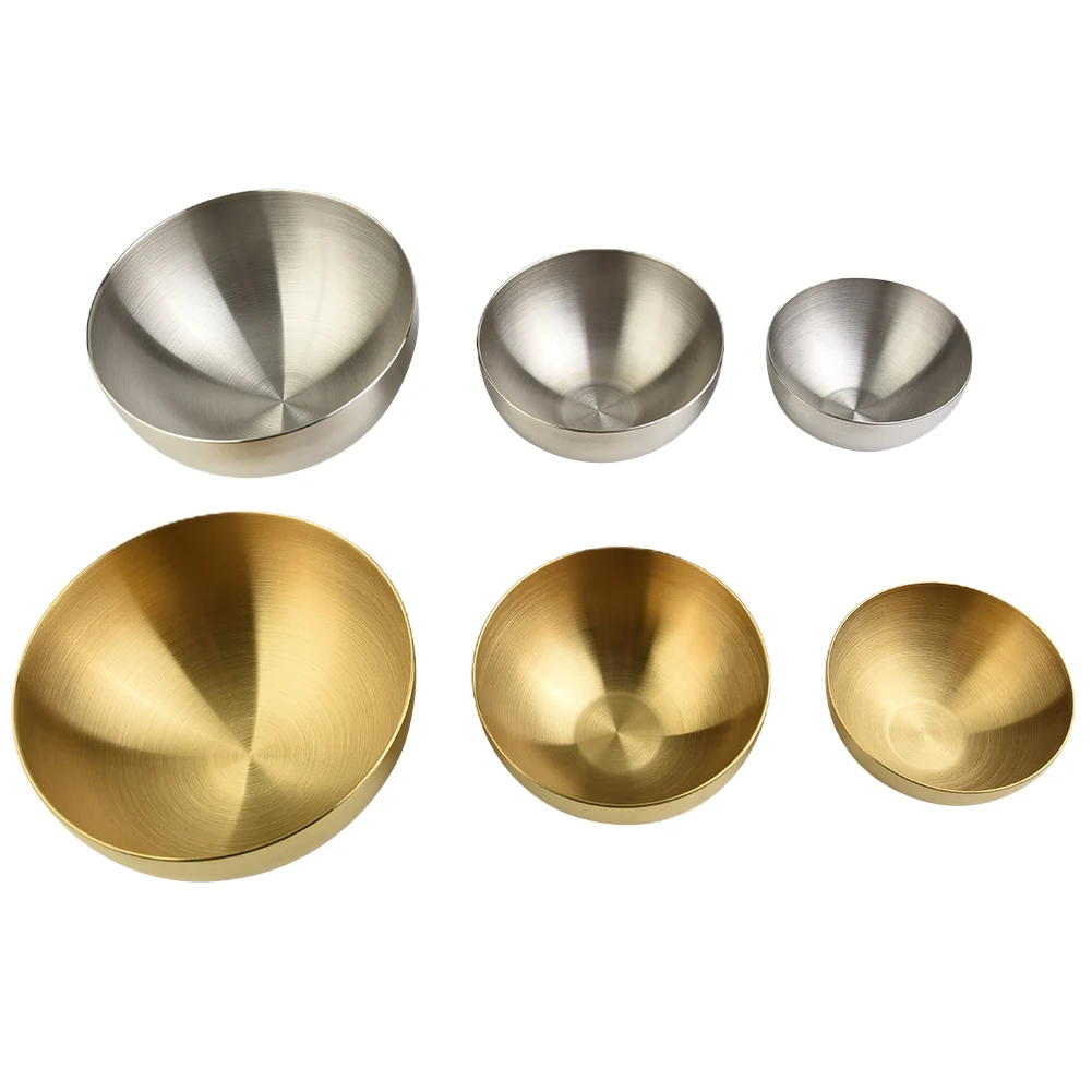 Stainless Steel Salad Soup Rice Bowl Korean Style Heat Insulated Household Bowl Double Walled Kitchen Tableware Food Container
Stainless Steel Salad Soup Rice Bowl Korean Style Heat Insulated Household Bowl Double Walled Kitchen Tableware Food Container
