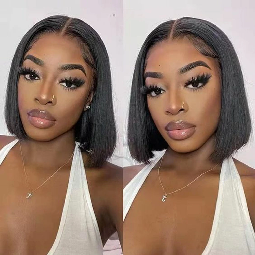 Sapphire Wear And Go Glueless Human Hair Wig Straight Short Bob 4x4/13X4 Lace Front Pre Plucked Human Wigs Ready To Go 8"-14"
Sapphire Wear And Go Glueless Human Hair Wig Straight Short Bob 4x4/13X4 Lace Front Pre Plucked Human Wigs Ready To Go 8"-14"