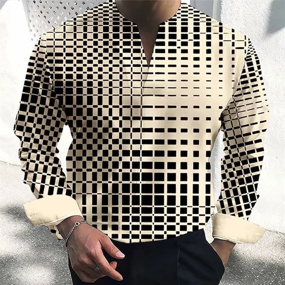 For Men Shirt Blouse Collar Daily Long Sleeve Office Party Polyester Print Regular V Neck Durable And Practical
For Men Shirt Blouse Collar Daily Long Sleeve Office Party Polyester Print Regular V Neck Durable And Practical