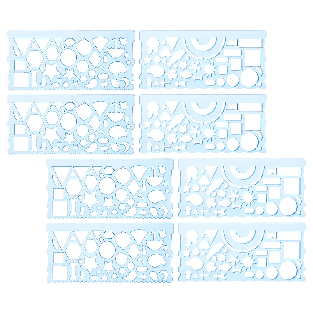 8 Pcs Multifunctional Drawing Ruler Office and Supplies Architecture Student Supllies Plastic Template Tools
8 Pcs Multifunctional Drawing Ruler Office and Supplies Architecture Student Supllies Plastic Template Tools