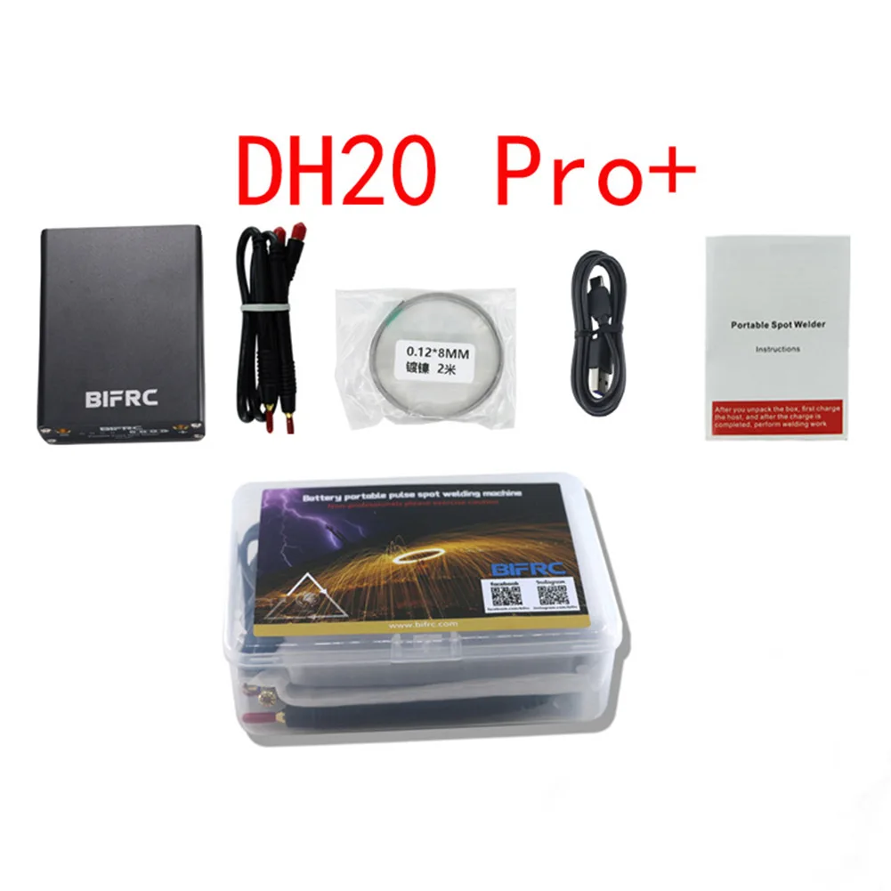 Handheld DH20 Pro+ Spot Welder with Thickened Copper Strip and AWG10 Welding Pen Wire for Strong Welding Force
Handheld DH20 Pro+ Spot Welder with Thickened Copper Strip and AWG10 Welding Pen Wire for Strong Welding Force