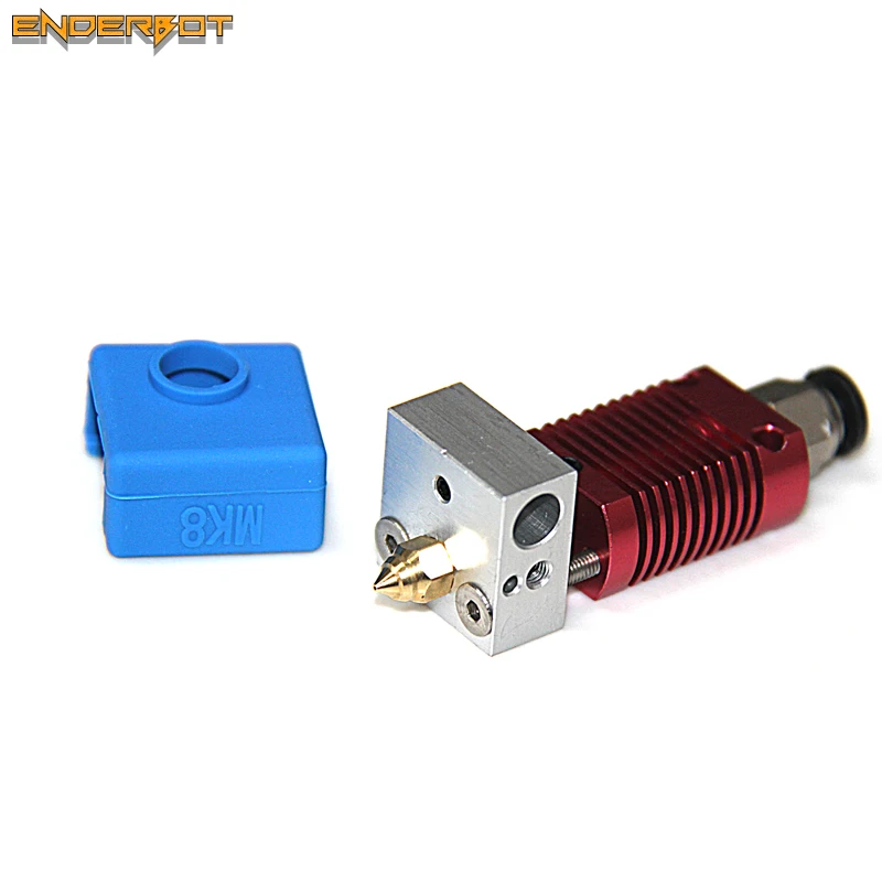 MK8 Assembled Extruder Hot End Kit for Ender- 3 ender-3v2 Printer 1.75mm 0.4mm Nozzle Aluminum Heating Block 3d Printer parts
MK8 Assembled Extruder Hot End Kit for Ender- 3 ender-3v2 Printer 1.75mm 0.4mm Nozzle Aluminum Heating Block 3d Printer parts