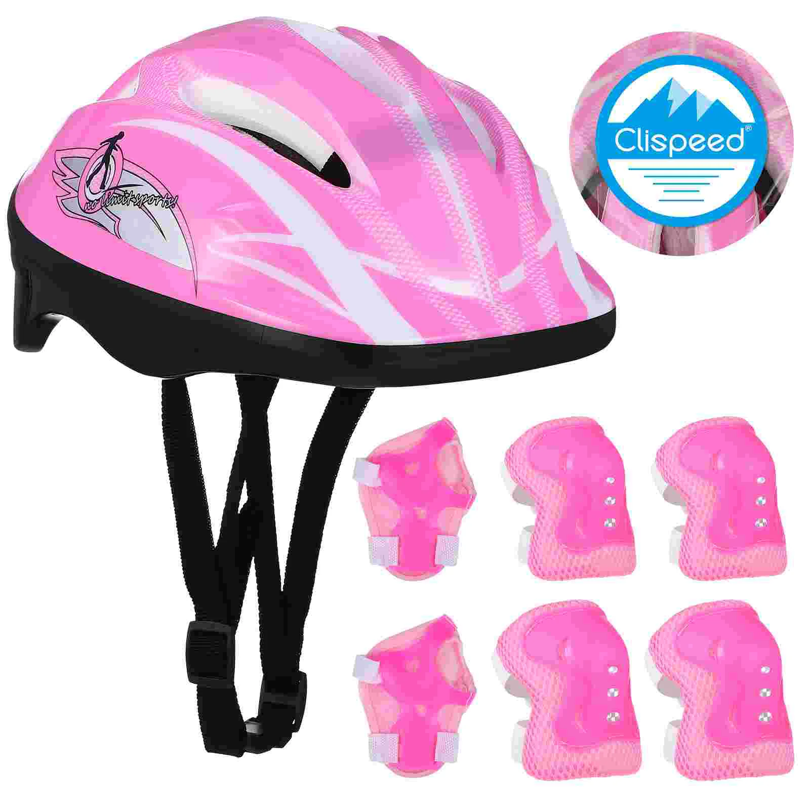 

Kids Bike Helmet Knee Elbow Wrist Pads Toddler Helmet With Protective Gear Set For Bicycle Cycling Skateboard Scooter Skating