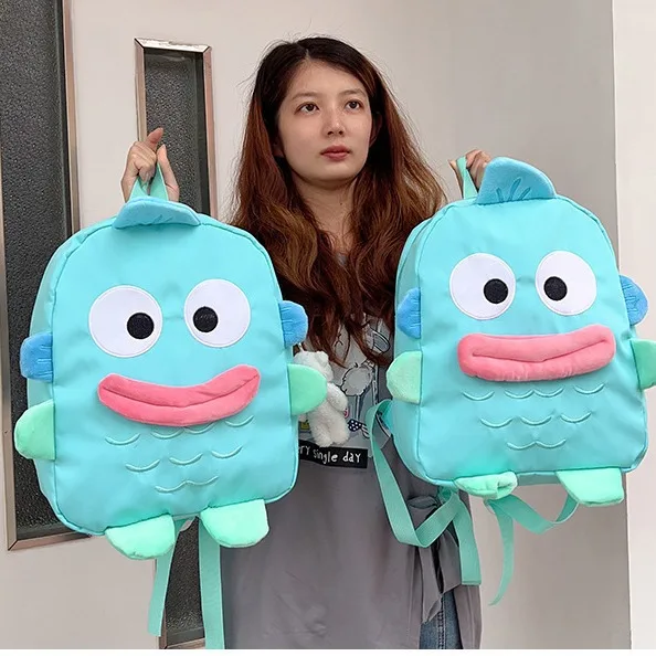 Вместительный Универсальный нейлоновый рюкзак Sanrio Mermaid Hanton, милый студенческий рюкзак с большим ртом, товары для обучения, детский подарок
Вместительный Универсальный нейлоновый рюкзак Sanrio Mermaid Hanton, милый студенческий рюкзак с большим ртом, товары для обучения, детский подарок