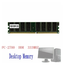 1GB DDR PC 2700 DDR 1 333MHZ Desktop PC Memory Memoria Module Computer Desktop DDR1 RAM
1GB DDR PC 2700 DDR 1 333MHZ Desktop PC Memory Memoria Module Computer Desktop DDR1 RAM