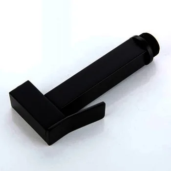 사각 블랙 비데 분무기 비데 수도꼭지, 화장실 핸드 스프레이, 황동 화장실 비데 분무기, 욕실용 셀프 클리닝 샤워 상품 이미지