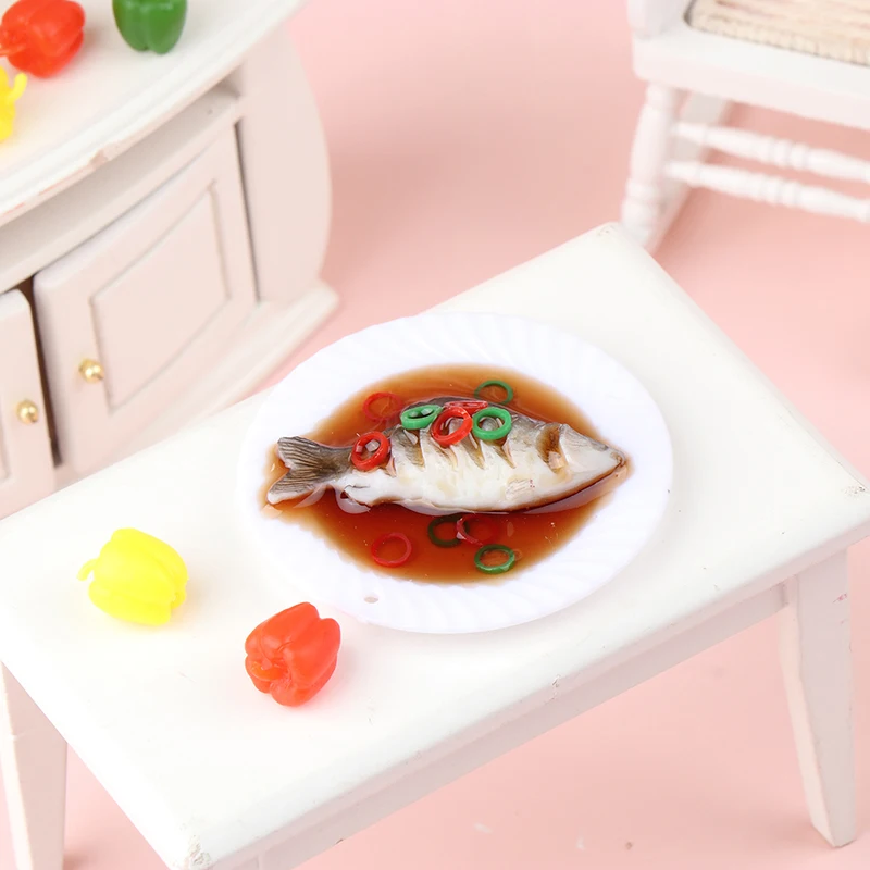 1:12 Dollhouse Simulation Braised Fish Dollhouse Chinese Cuisine Model Dollhouse Kitchen Food Accessories Pretend Play Toys
1:12 Dollhouse Simulation Braised Fish Dollhouse Chinese Cuisine Model Dollhouse Kitchen Food Accessories Pretend Play Toys
