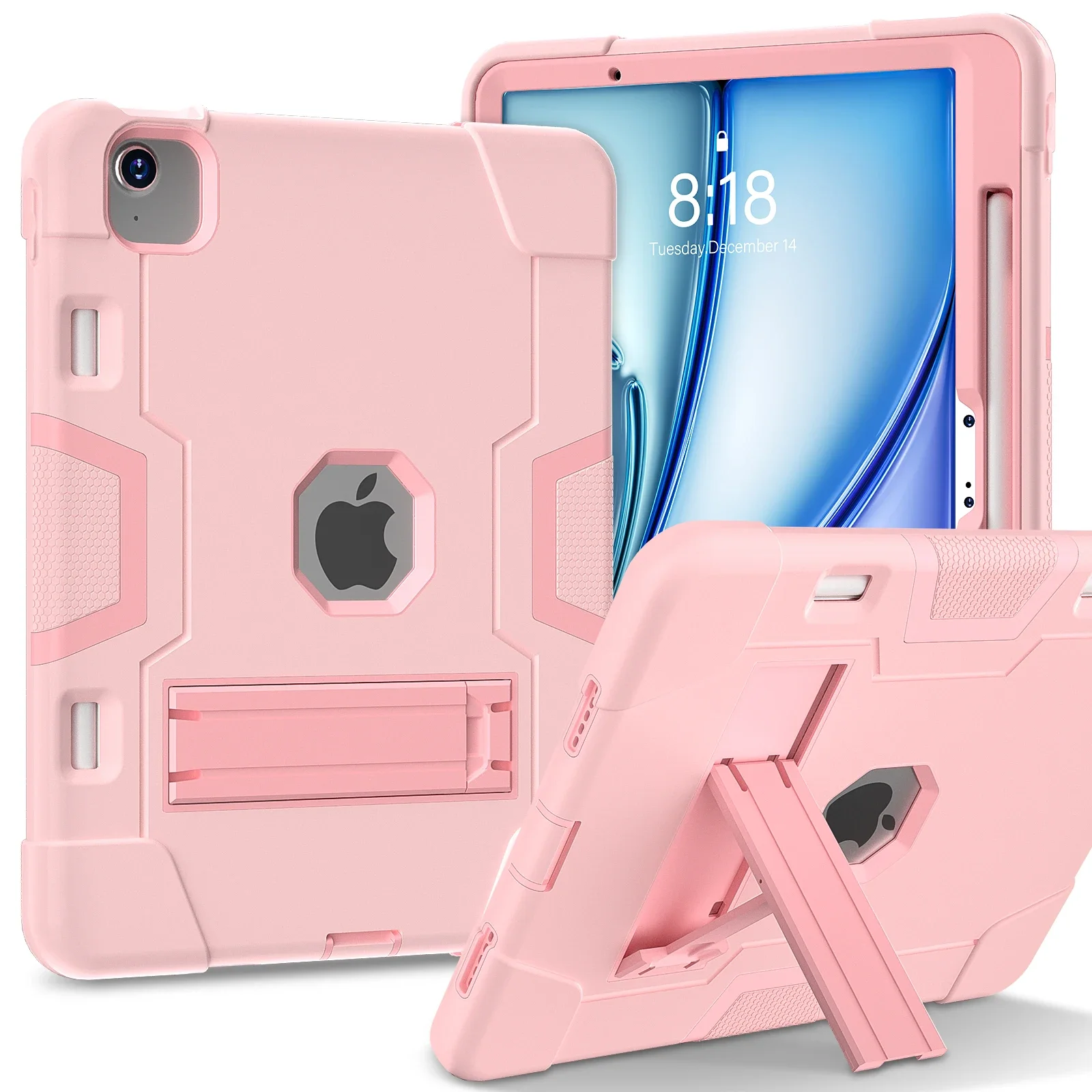 Противоударный чехол для iPad Air 11 Air 6 2024 A2899 A2900 A2902, 3-слойная защита, Встроенная подставка, армированный телефон со слотом для ручки
Противоударный чехол для iPad Air 11 Air 6 2024 A2899 A2900 A2902, 3-слойная защита, Встроенная подставка, армированный телефон со слотом для ручки