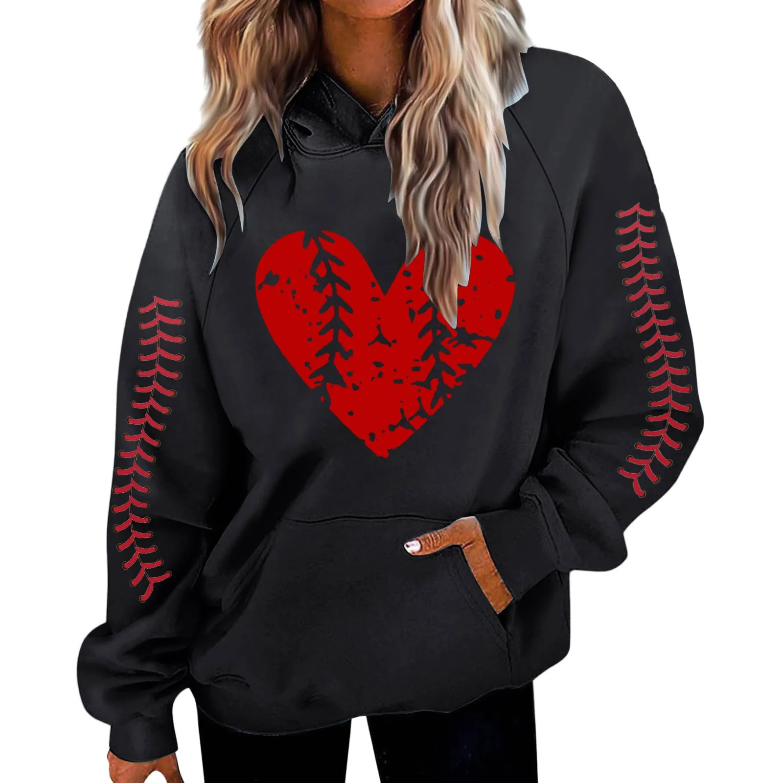 Women's Fashion Hoodies Plus Size Baseball Print Game Soft Casual Loose Oversized Sweatshirt For Women Womens Spring Pullovers
Women's Fashion Hoodies Plus Size Baseball Print Game Soft Casual Loose Oversized Sweatshirt For Women Womens Spring Pullovers
