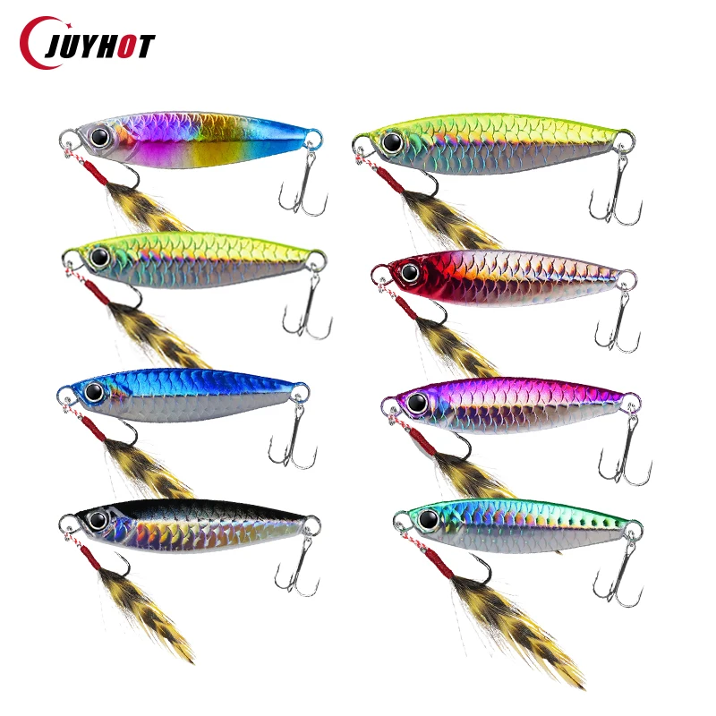 

1PCS 7g/10g/15g/20g/25g/30g Metal Cast Jig Hooks Shore Casting Jigging Fish Sea Bass Fishing Lure Artificial Bait Tackle