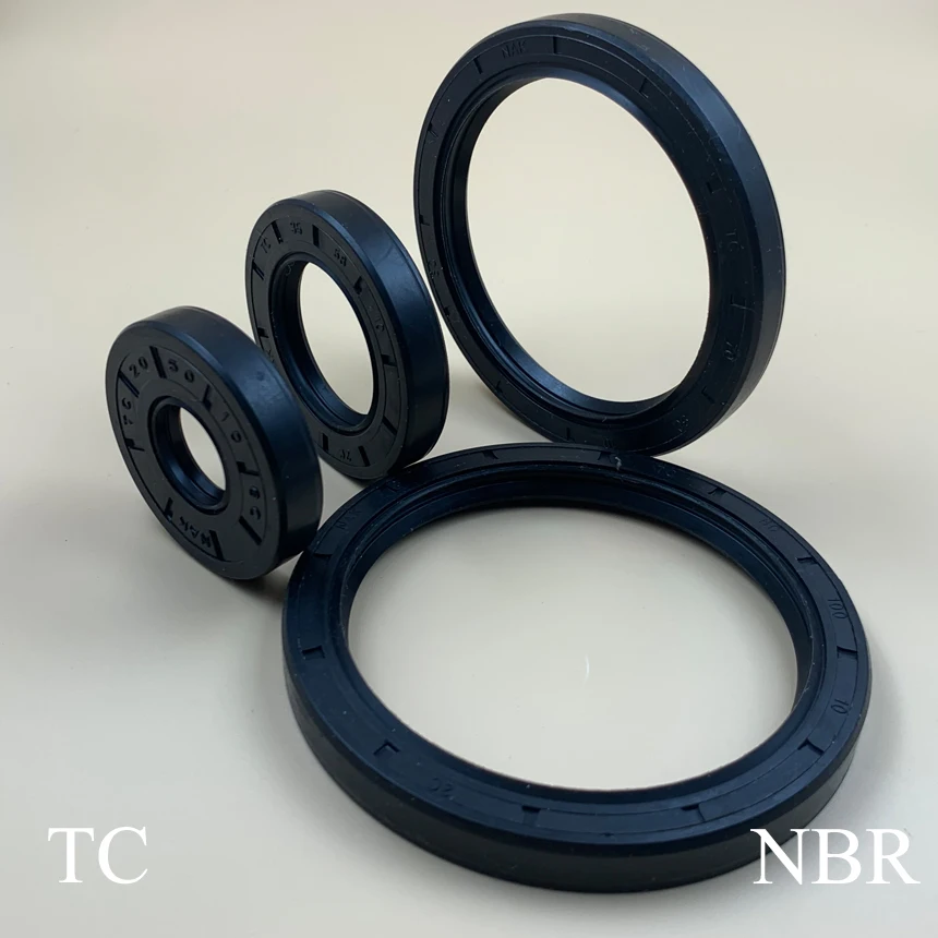 

50*62*7/8/9/10/12 50x62x7/8/9/10/12 Black Nitrile Rubber NBR Double Lip Spring TC Ring Gasket Radial Shaft Skeleton Oil Seal